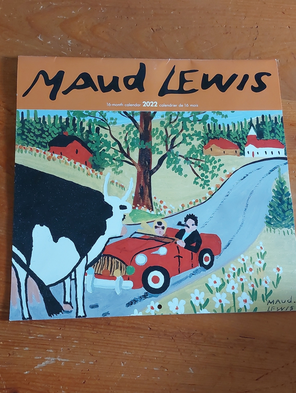 Maud Lewis 2022 Wall Calendar 12"x12" - 12 Art Prints for Framing